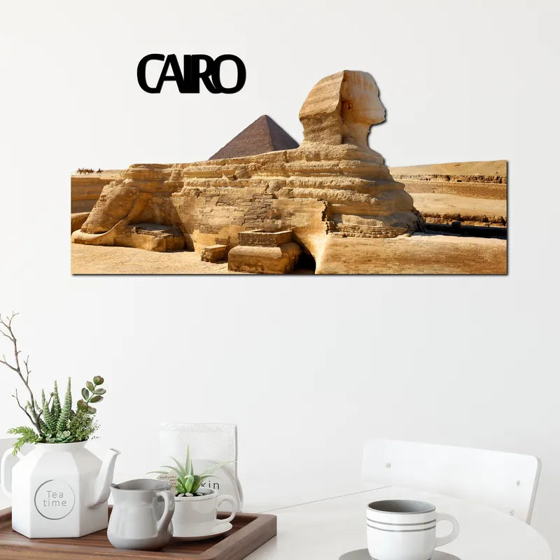 Cairo Skyline Fotografico Sagomato