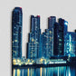 Dubai Burj Khalifa Skyline Fotografico Sagomato