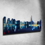 Dubai Burj Khalifa Skyline Fotografico Sagomato