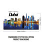 Dubai Skyline Fotografico Sagomato