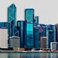 Hong Kong Skyline Fotografico Sagomato