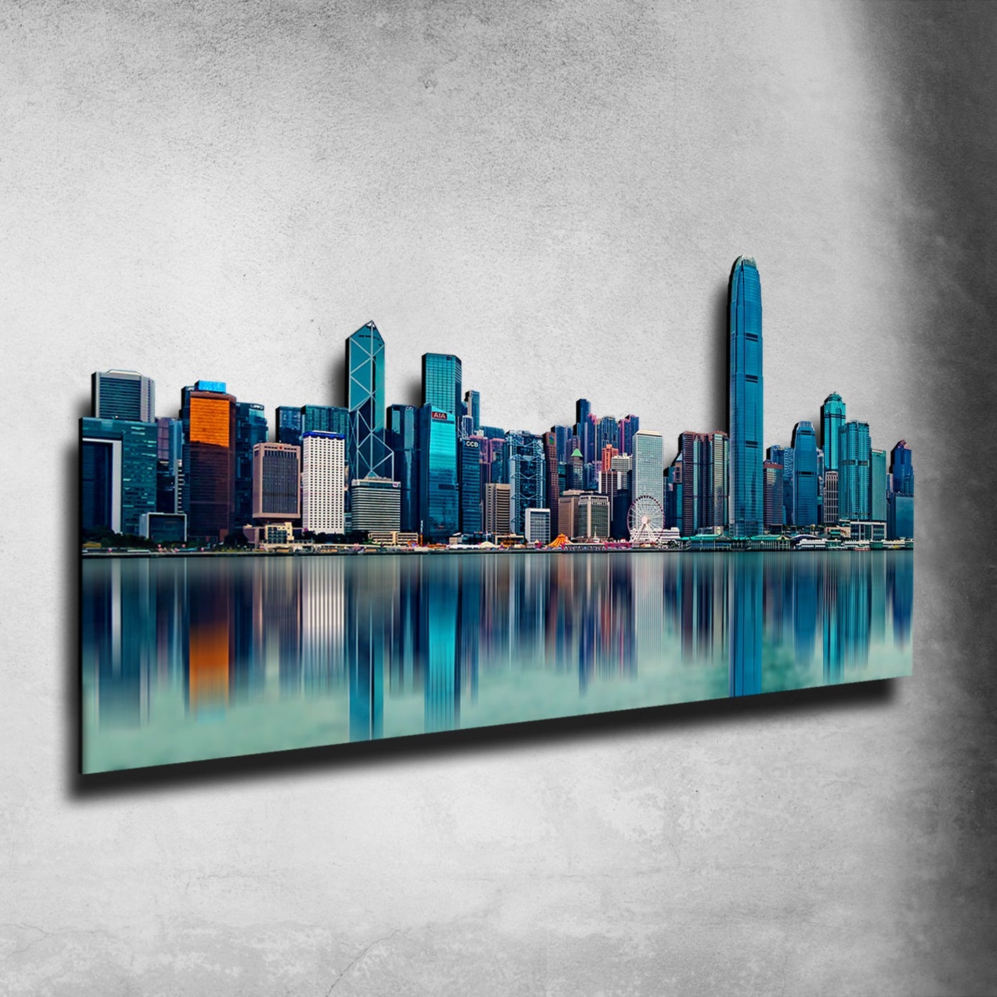 Hong Kong Skyline Fotografico Sagomato