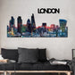Londra City Skyline Fotografico Sagomato