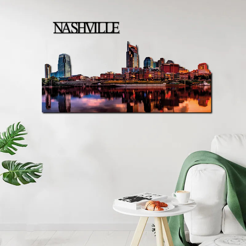 Nashville Skyline Fotografico Sagomato