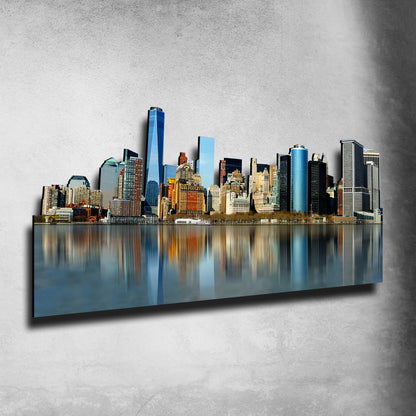 New York Giorno Skyline Fotografico Sagomato