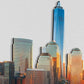 New York di sera Skyline Fotografico Sagomato