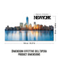 New York di sera Skyline Fotografico Sagomato
