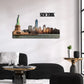 New York Liberty Skyline Fotografico Sagomato