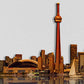 Toronto giorno Skyline Fotografico Sagomato