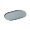 Svuotatasche Ellix metallizzato in legno verniciato - argento