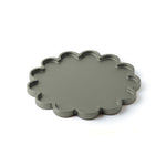 Svuotatasche Flower metallizzato in legno verniciato 