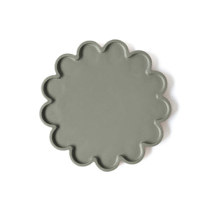Svuotatasche Flower metallizzato in legno verniciato 