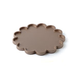 Svuotatasche Flower metallizzato in legno verniciato 