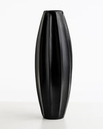 Vaso Alto Stella Nera - ceramica - arredo muro - design - Wdesign - macerata - marche - CAVAAG058-1
