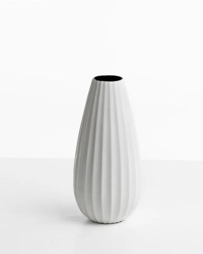 Vaso Medio Bianco Puro - ceramica - arredo muro - design - Wdesign - macerata - marche - CAVAAG056