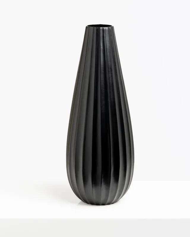 Vaso Nero Puro - ceramica - arredo muro - design - Wdesign - macerata - marche - CAVAAG060-1