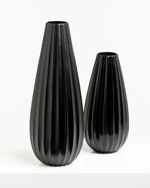 Vaso Nero Puro - ceramica - arredo muro - design - Wdesign - macerata - marche - CAVAAG060-2