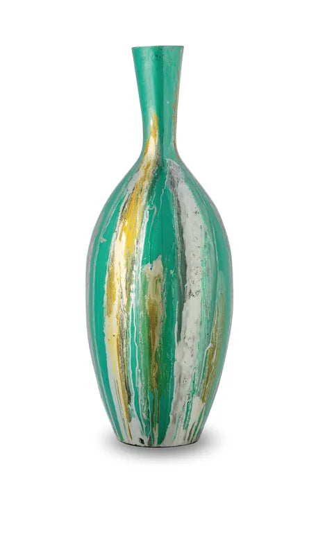 Vaso Basso Borneo in Ceramica Laccata