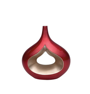 Vaso Goccia Rosso in Ceramica Laccata