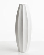 Vaso alto stella bianca - ceramica - arredo muro - design - Wdesign - macerata - marche - CAVAAG053-1