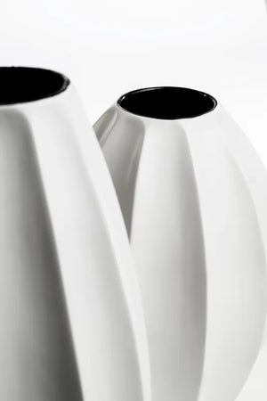 Vaso alto stella bianca - ceramica - arredo muro - design - Wdesign - macerata - marche - CAVAAG053-3