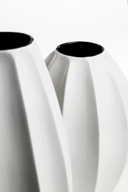 Vaso alto stella bianca - ceramica - arredo muro - design - Wdesign - macerata - marche - CAVAAG053-3