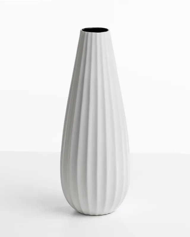 Vaso bianco puro - ceramica - arredo muro - design - Wdesign - macerata - marche - CAVAAG055-1