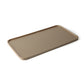 Vassoio Edge metallizzato in legno verniciato