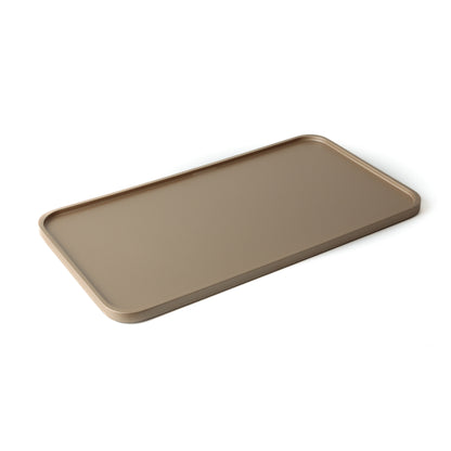 Vassoio Edge metallizzato in legno verniciato