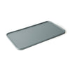 Vassoio Edge metallizzato in legno verniciato - argento