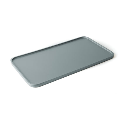 Vassoio Edge metallizzato in legno verniciato