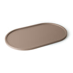 Vassoio Ellix metallizzato in legno verniciato