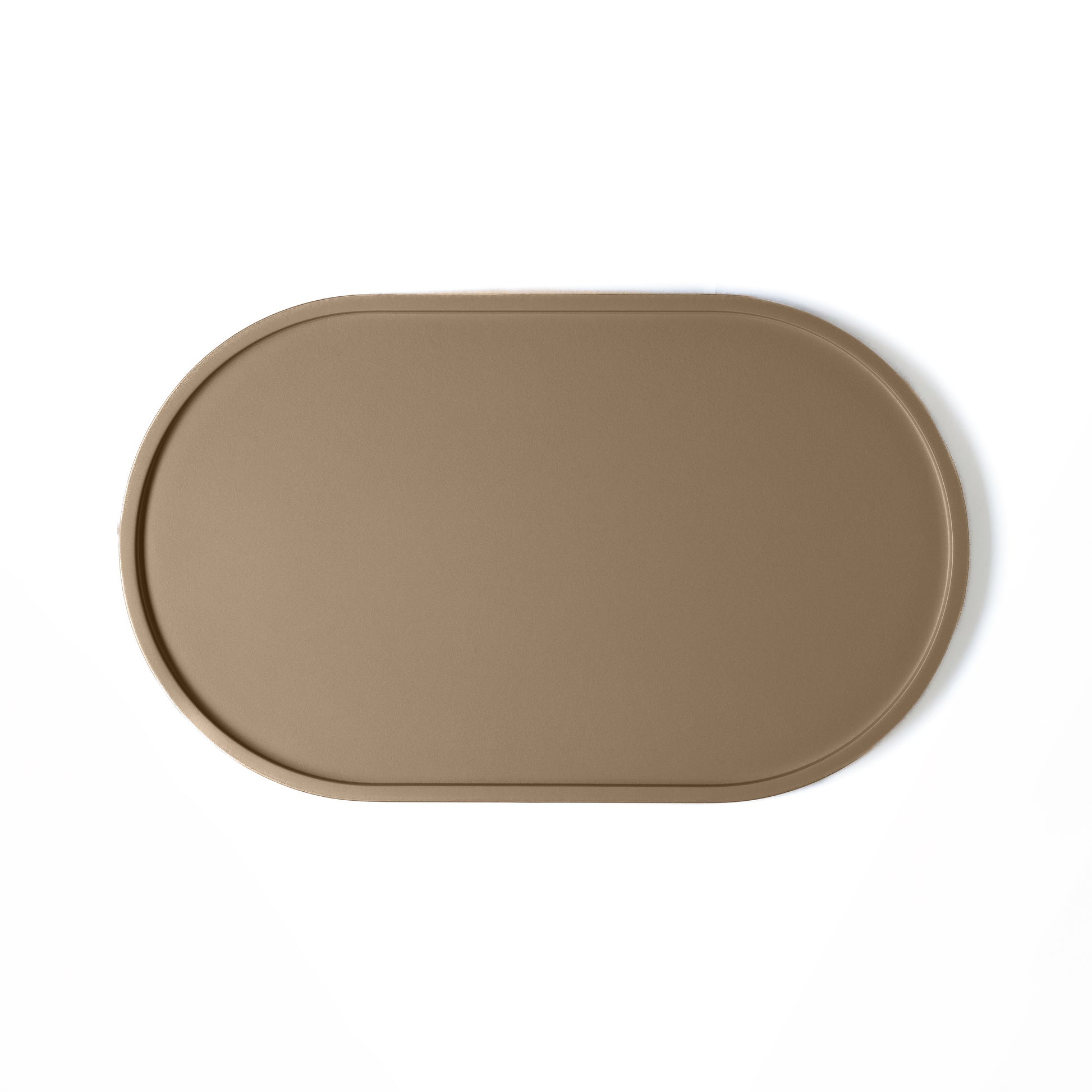 Vassoio Ellix metallizzato in legno verniciato