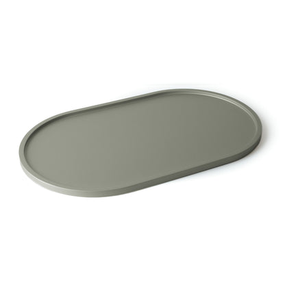 Vassoio Ellix metallizzato in legno verniciato