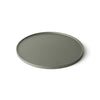 Vassoio Orbis metallizzato in legno verniciato - platino