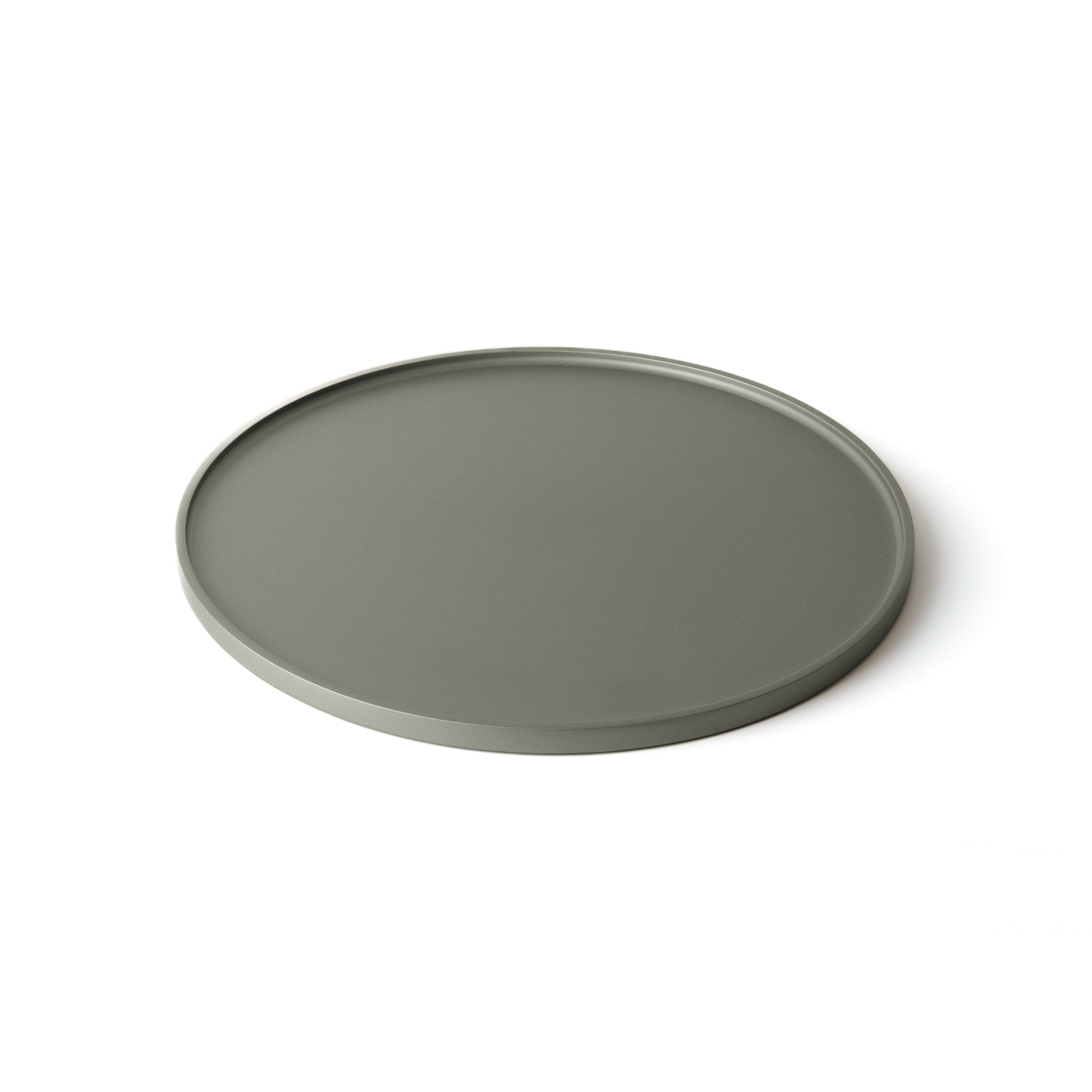Vassoio Orbis metallizzato in legno verniciato