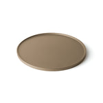 Vassoio Orbis metallizzato in legno verniciato