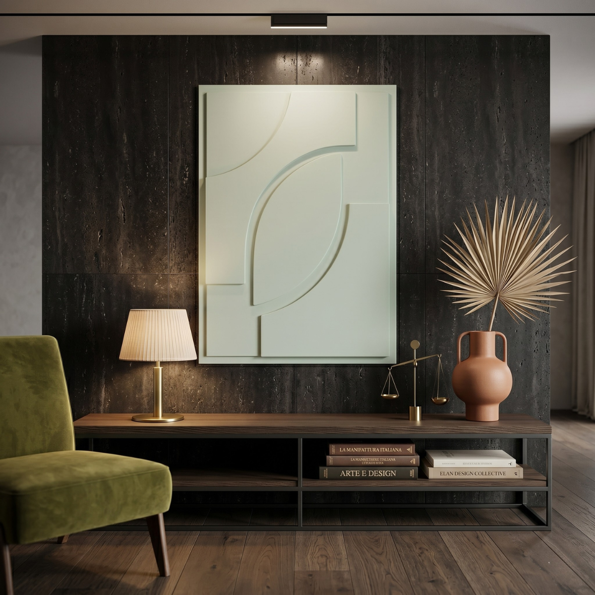 Elan quadro in legno di design