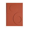 Equinox quadro in legno di design - Terracotta
