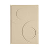 Equinox quadro in legno di design - Sabbia
