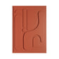 Ichii quadro in legno di design