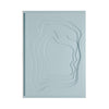 Nagare quadro in legno di design - Celeste