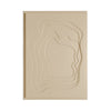 Nagare quadro in legno di design - Sabbia