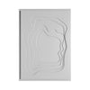 Nagare quadro in legno di design - Grigio tele