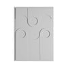 Origin quadro in legno di design - Grigio tele