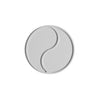 Svuotatasche Ying-Yang in legno verniciato - Grigio tele