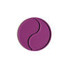 Svuotatasche Ying-Yang in legno verniciato - Viola Traffico