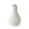 Vaso stampato 3d Asterix 25cm - Bianco