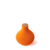 Vaso stampato 3d Obelix 14cm - Arancione